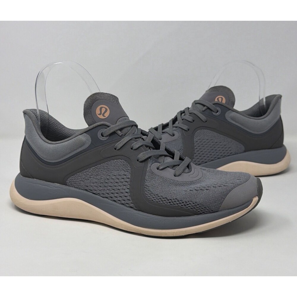 Lululemon Chargefeel Workout Low Women’s 9 Gray Pink Training Running Shoes